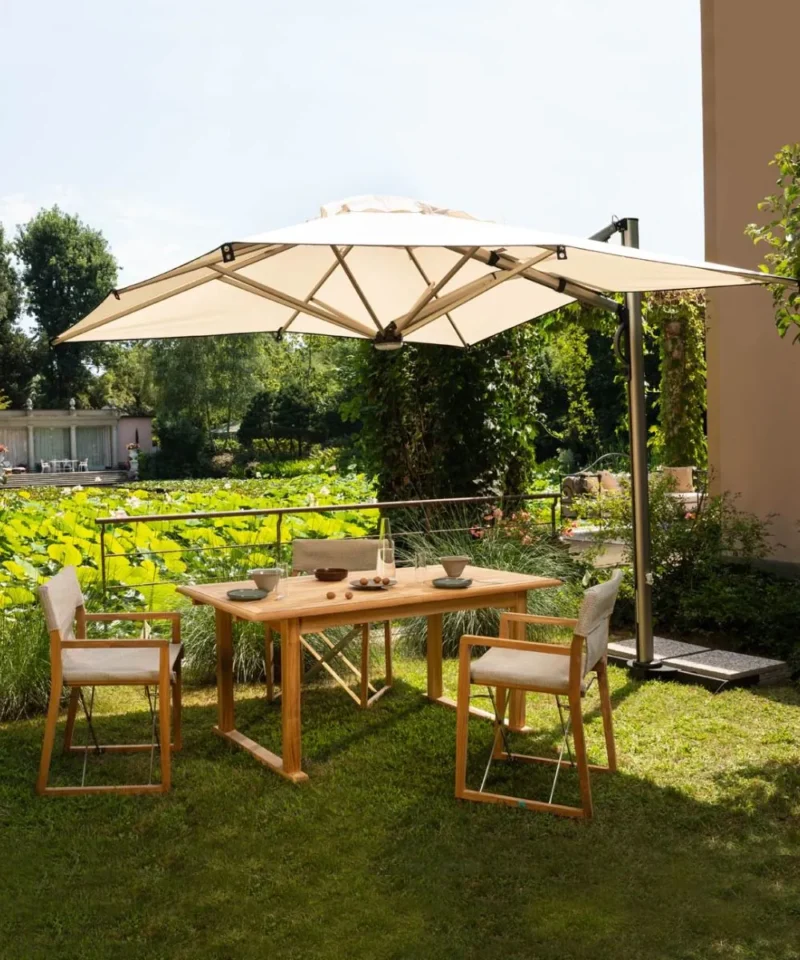 Alternative view of Levante négyzet alakú napernyő